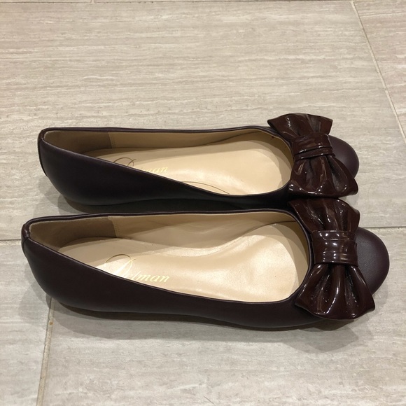 NWOT Delman burgundy maroon ballet flats Size 5.5 - Picture 4 of 5